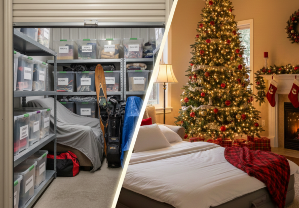 storage unit in Fort McMurray: Create space for christmas decor