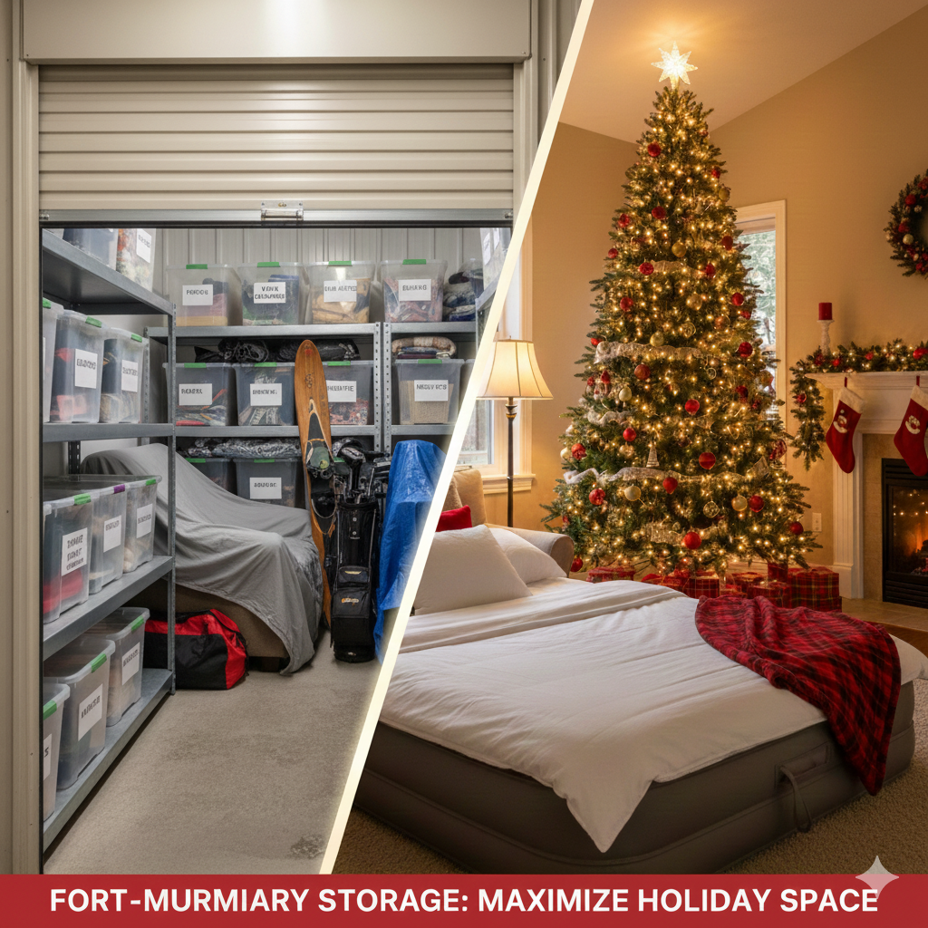 storage unit in Fort McMurray: Create space for christmas decor