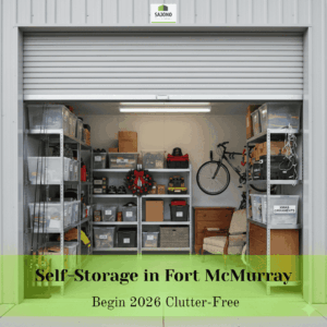 begin your 2026 clutter free with Self-storage in Fort McMurray